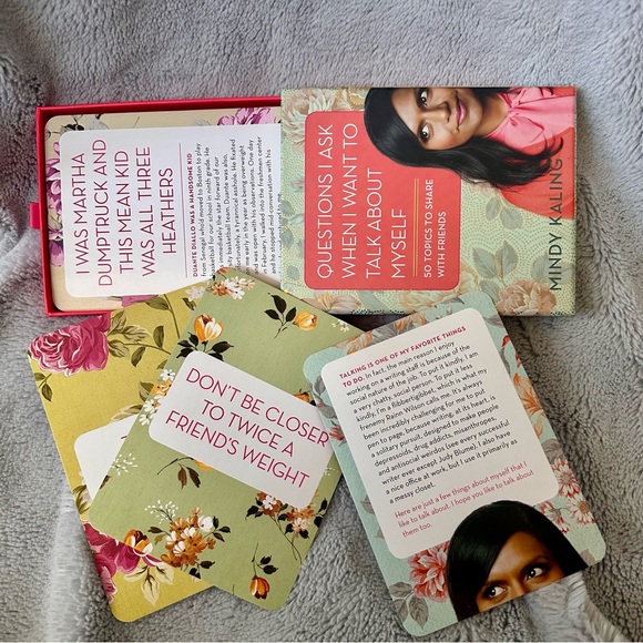 Mindy Kaling Questions I Ask When I Want To Talk About‎ Myself Card Game - Picture 3 of 3